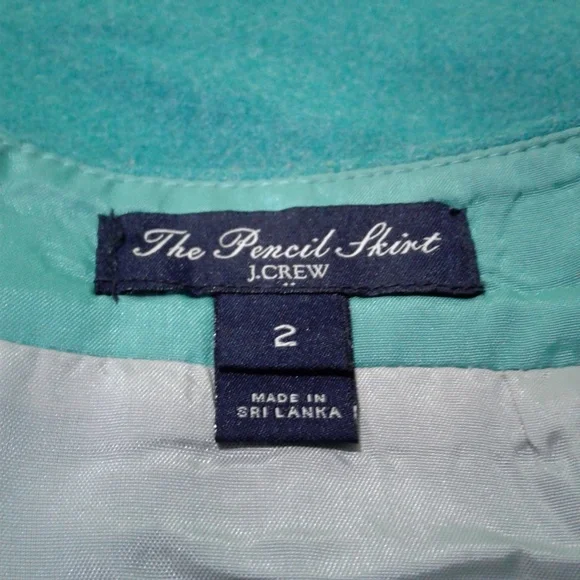 J.Crew Double Serge Wool Pencil Skirt - Picture 5 of 6